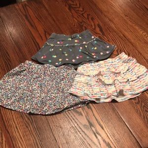 Lot of toddler girl skorts